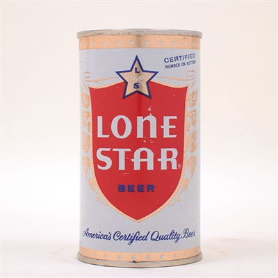 Lone Star Beer Flat Top Can SAN ANTONIO 92-13