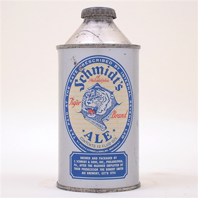 Schmidts Tiger Brand Ale Cone Top 184-29