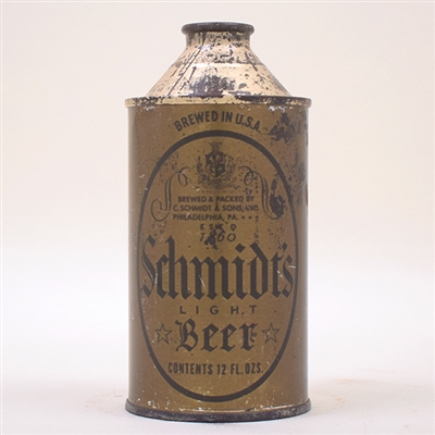 Schmidts Beer OD WFIR Cone Top 184-32