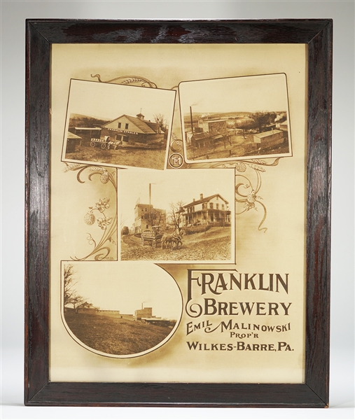 Franklin Brewery Factory Scene Sign