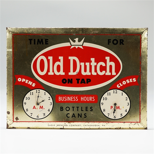 Old Dutch On Tap TOC Sign