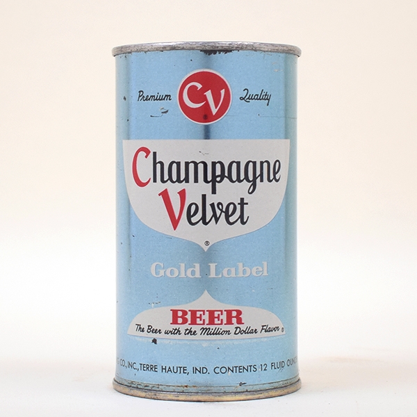 Champagne Velvet Lt Blue Set Can Flat 48-39