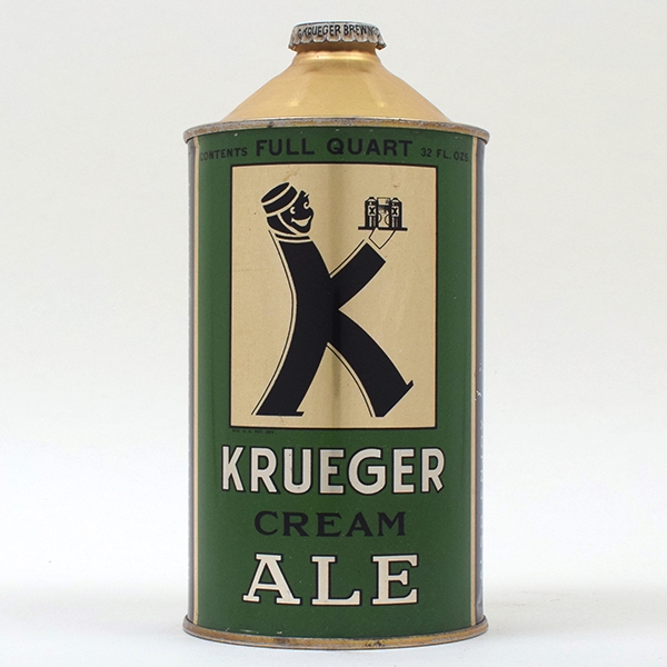 Krueger Cream Ale Quart Cone Top 213-10