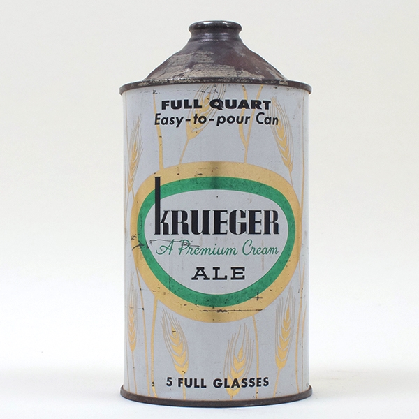 Krueger Ale Barley Stalk Quart Cone 215-15