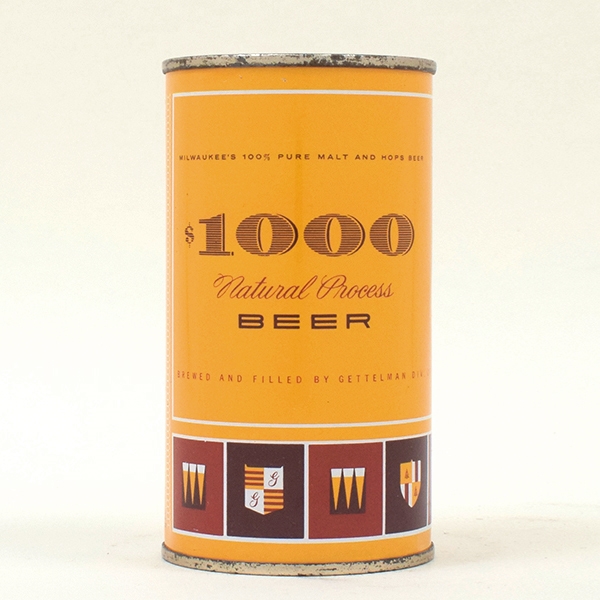 $1000 Beer Flat Top DIV. OF MILLER 109-15