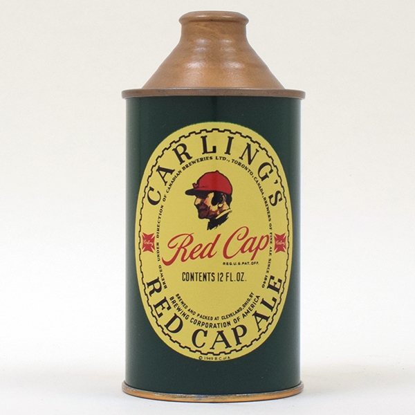 Carlings Red Cap Ale Cone Top 156-28