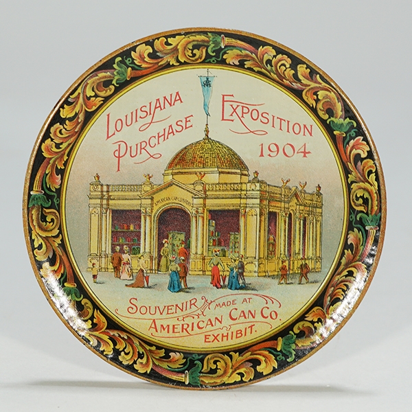American Can Louisiana Purchase Exposition 1904 Tip Tray