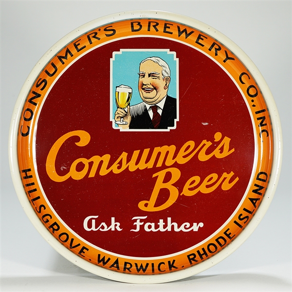 Consumers Beer Ask Father Tray
