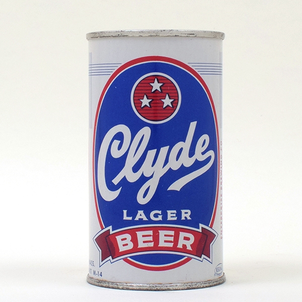 Clyde Lager Beer Flat Top Can 49-37