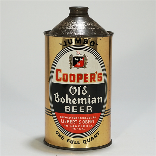 Coopers Old Bohemian Beer Quart Cone 205-14