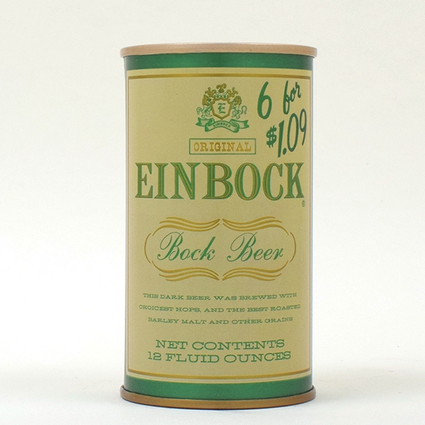Einbock Bock 6 FOR 1.09 Pull Tab Test Can 230-32