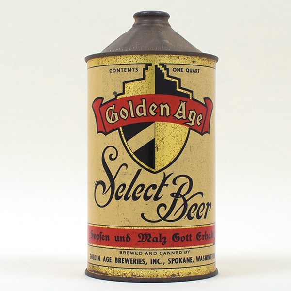 Golden Age Select Beer Quart Cone Top 210-15