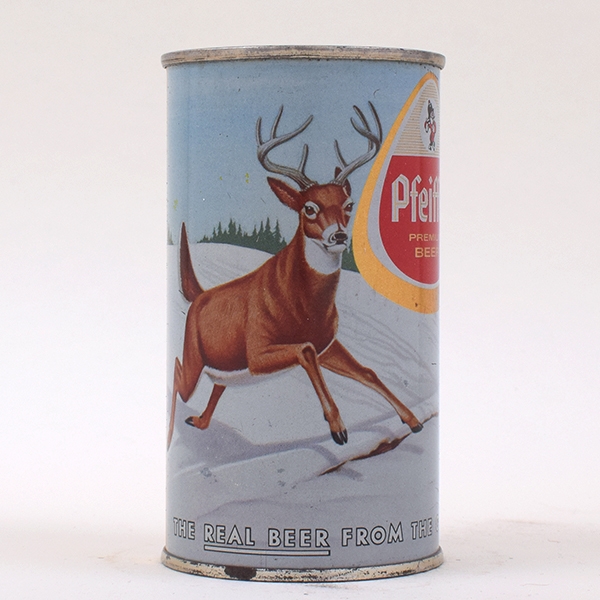 Pfeiffer Beer Set Can Flat Top Deer ENAMEL 114-18