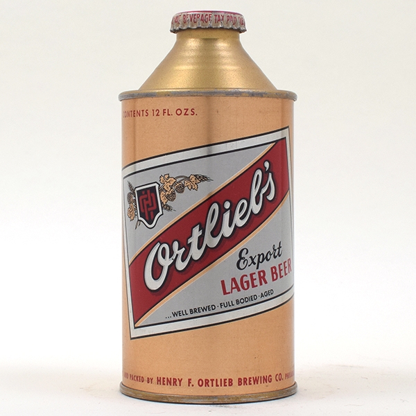 Ortliebs Export Beer Cone Top DULL L178-22