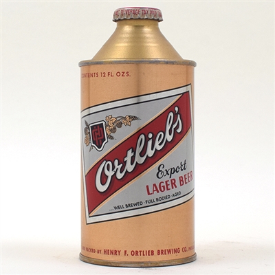 Ortliebs Export Beer Cone Top DULL L178-22