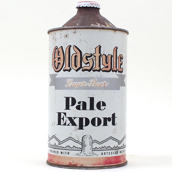 Oldstyle Pale Export Beer Quart Cone Top 216-7