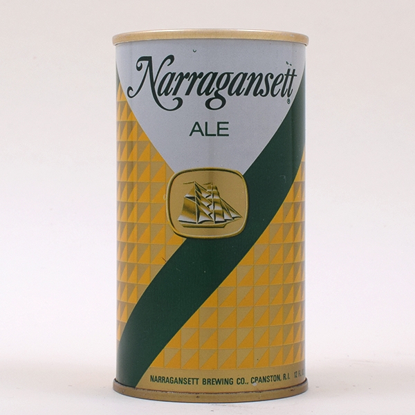 Narragansett Ale Pull Tab GREEN TEXT 95-35