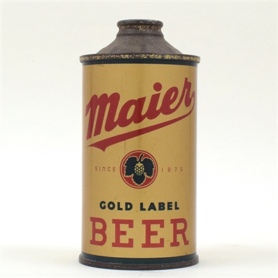 Maier Gold Label Beer Cone Top 173-7