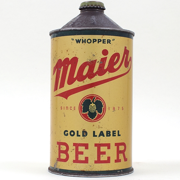 Maier Beer Quart Cone Top 214-14