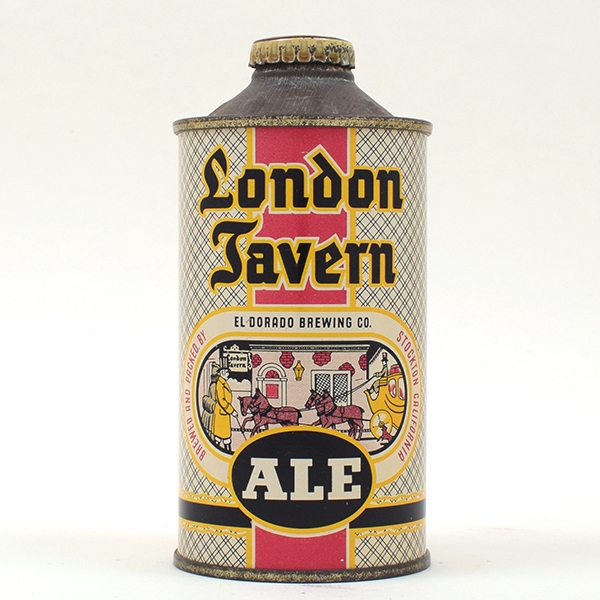 London Tavern Ale Cone Top SUPERB 173-4