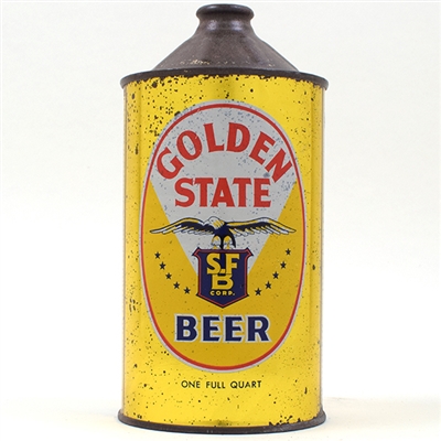 Golden State Beer Quart Cone Top 211-7