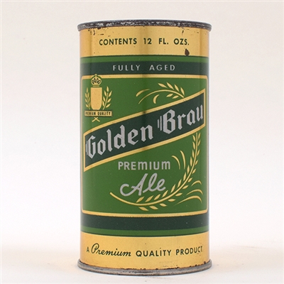 Golden Brau Ale Flat Top EMPTY SHIELD 72-20