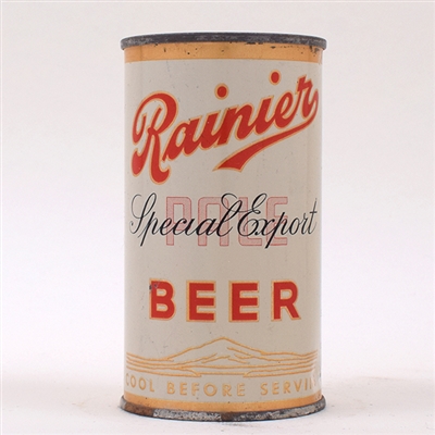 Rainier Pale Beer Opening Instruction Flat Top 118-9