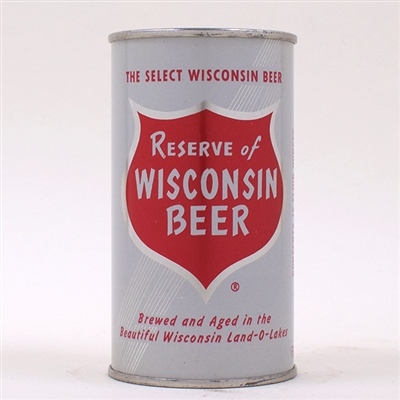 Reserve of Wisconsin Beer Flat Top ENAMEL 122-28