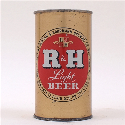 R and H Light Beer Flat Top 122-40