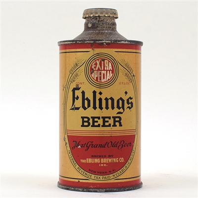 Eblings Beer J-Spout Cone Top 160-25
