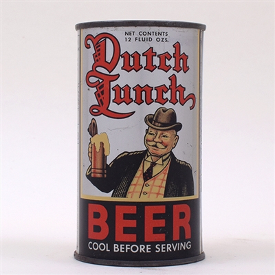 Dutch Lunch Beer Opening Instruction Flat Top 57-26
