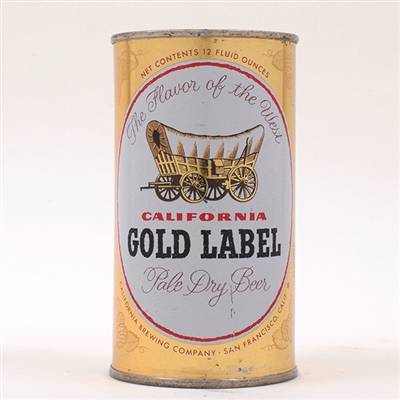 California Gold Label Beer Flat Top 47-37