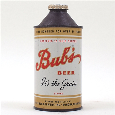 Bubs Beer Cone Top STRONG 154-31