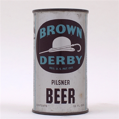 Brown Derby Beer Opening Instruction Flat Top 42-7