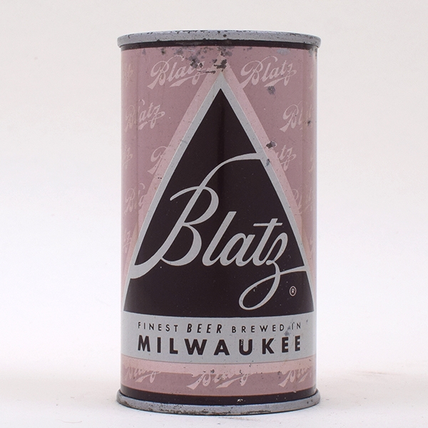Blatz Beer Set Can Flat Top RARE PINK 39-15