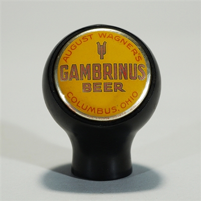 August Wagners Gambrinus Beer Ball Tap Knob