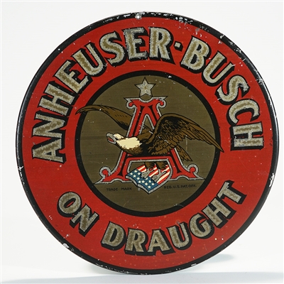 Anheuser-Busch On Draught Tin Sign