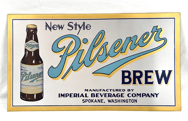 NABA LOT- Imperial Pilsener Brew LEE-SEE Art Sign WOW