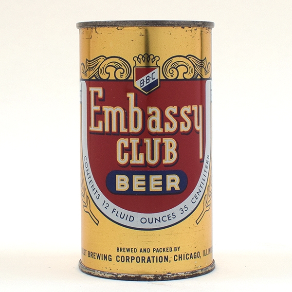 Embassy Club Beer Flat Top 59-32