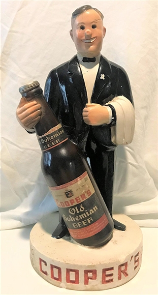 NABA LOT- Coopers Back Bar Bottle Bartender Statue
