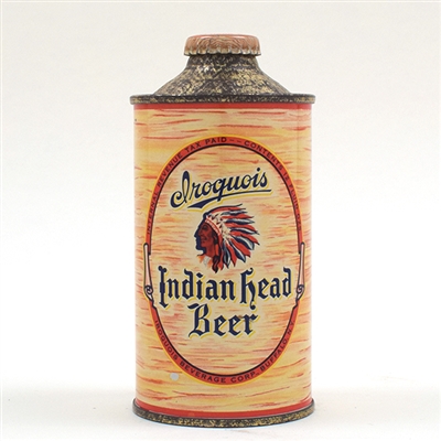 Iroquois Indian Head Beer LP Cone Top 170-9 SHARP