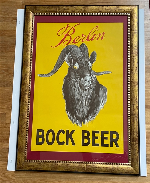 NABA LOT- Berlin Bock Beer Poster