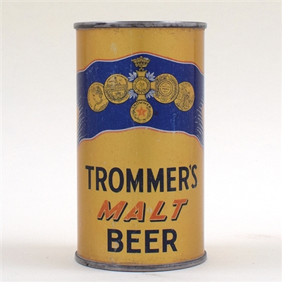 Trommers Malt Beer Opening Instruction Flat Top 139-30