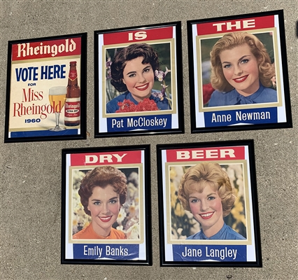 NABA LOT- Miss Rheingold Advertising Posters