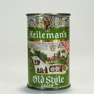 Heilemans Old Style Lager 11 OZ Flat Top 108-11