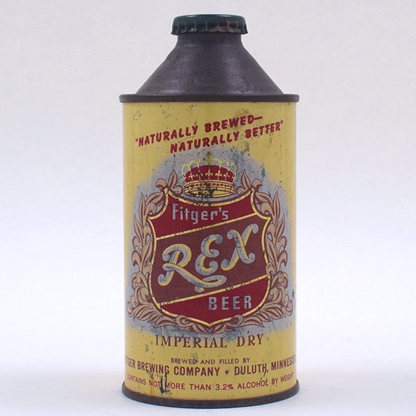 Fitgers Rex Beer Cone Top IRTP 162-29