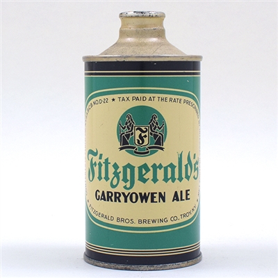 Fitzgerald Garryowen Ale Cone Top WOW 163-2