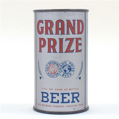 Grand Prize Beer Opening Instruction Flat Top 74-6