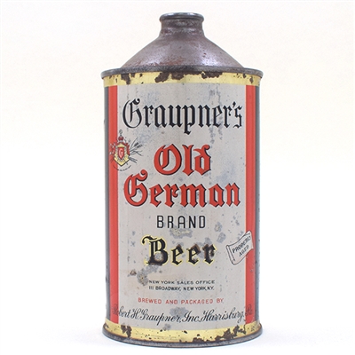 Graupners Old German Beer Quart Cone Top 211-8
