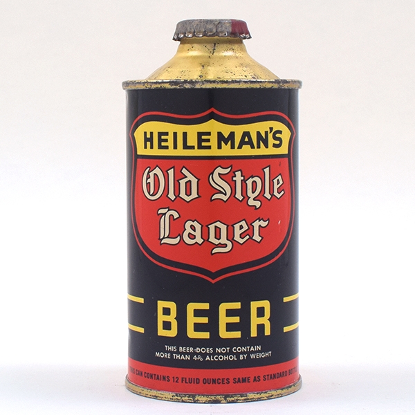 Heilemans Old Style Beer Cone Top CRISP 177-20